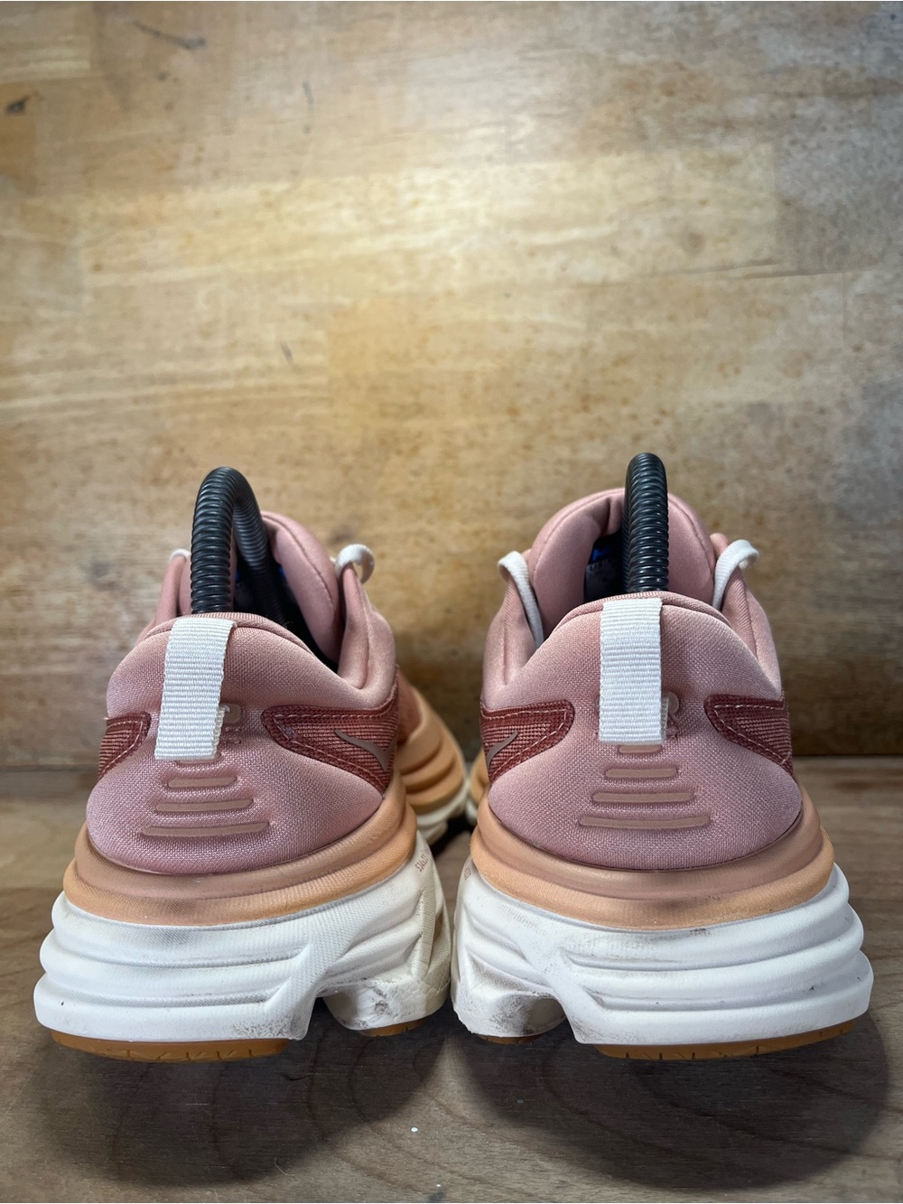 Hoka One One Bondi 8 Womens Size 7.5 Running Shoes Sneakers Sandstone Cream - Picture 5 of 12